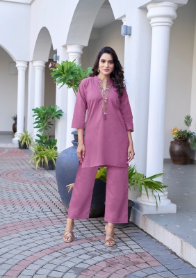 Sara by Ossm Premium Cotton embroidered co ord set collection with affordable rate co ord set catalogs