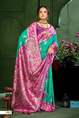 Saroj Saree Vedaa silk Swaroski Silk Rich Pallu Saree Collection sarees catalogs