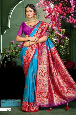 Saroj Saree Vedaa silk Swaroski Silk Rich Pallu Saree Collection sarees catalogs