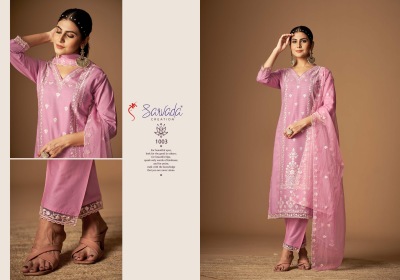 Sarvada creation by sahira cambric cotton embroidered readymade suit catalogue at affordable rate readymade suit catalogs