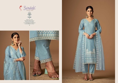 Sarvada creation by sahira cambric cotton embroidered readymade suit catalogue at affordable rate readymade suit catalogs