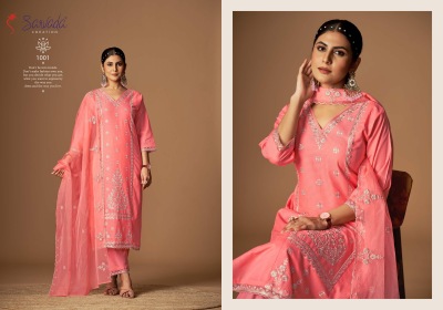 Sarvada creation by sahira cambric cotton embroidered readymade suit catalogue at affordable rate readymade suit catalogs