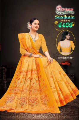 Sasikala vol 1 by VJ Exclusive Heavy Cotton Printed fancy saree with fancy blouse catalog sarees catalogs