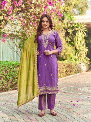 Satvika by Aanchi Roman Simmer Super Quality Readymade suit catalogue at affordable rate readymade suit catalogs