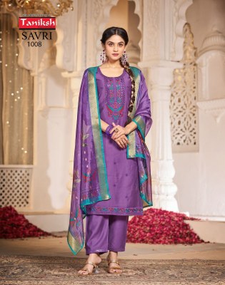 Savri vol 1 by Taniksh Vertical embroidered kurti top with dupatta collection at budget price readymade suit catalogs
