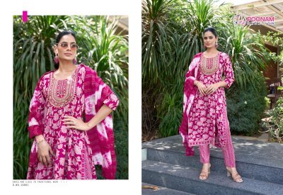 Sawaraa vol 10 by poonam foil printed capsule fabric fancy suit collection in amavi expo readymade suit catalogs