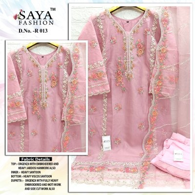 Saya fashion present D NO R-013 new exclusive readymade Pakistani dress material at affordable  Amavi