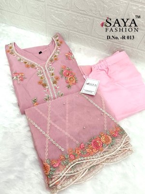 Saya fashion present D NO R-013 new exclusive readymade Pakistani dress material at affordable  salwar kameez catalogs