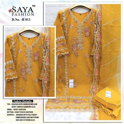 Saya fashion present D NO R-013 new exclusive readymade Pakistani dress material at affordable  salwar kameez catalogs