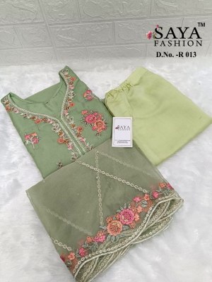 Saya fashion present D NO R-013 new exclusive readymade Pakistani dress material at affordable  salwar kameez catalogs