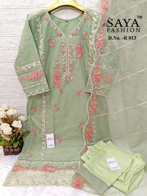 Saya fashion present D NO R-013 new exclusive readymade Pakistani dress material at affordable  salwar kameez catalogs