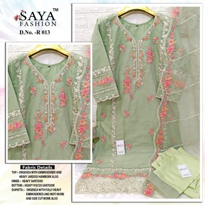 Saya fashion present D NO R-013 new exclusive readymade Pakistani dress material at affordable  salwar kameez catalogs