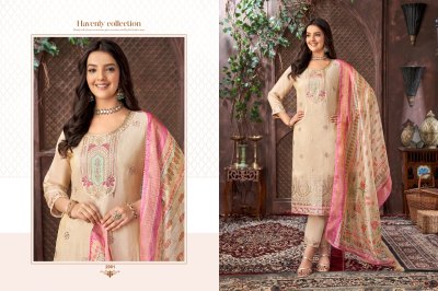 Sayali by K F Roman Silk Embroidered Top bottom and dupatta catalogue at amavi expo readymade suit catalogs