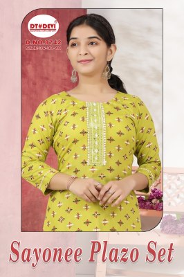 Sayonee by DNo 8742 Reyon printed Palazzo per collection at cheep price Amavi