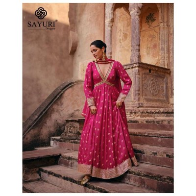 Sayuri Designer Apsara Readymade Embroidered Gown Dress Buy Wholesale Rate   readymade suit catalogs