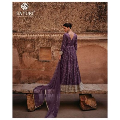 Sayuri Designer Apsara Readymade Embroidered Gown Dress Buy Wholesale Rate   readymade suit catalogs
