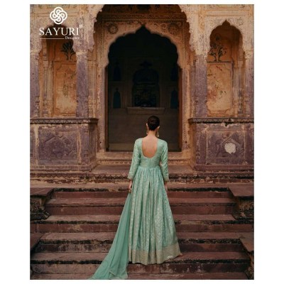 Sayuri Designer Apsara Readymade Embroidered Gown Dress Buy Wholesale Rate   readymade suit catalogs