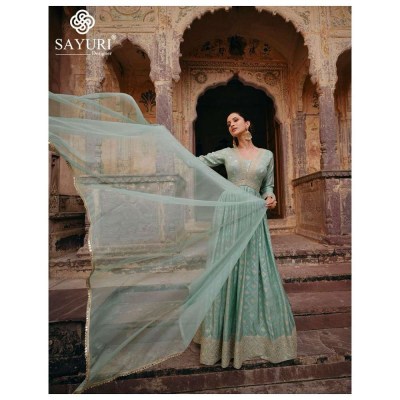 Sayuri Designer Apsara Readymade Embroidered Gown Dress Buy Wholesale Rate   readymade suit catalogs
