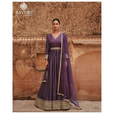 Sayuri Designer Apsara Readymade Embroidered Gown Dress Buy Wholesale Rate   readymade suit catalogs