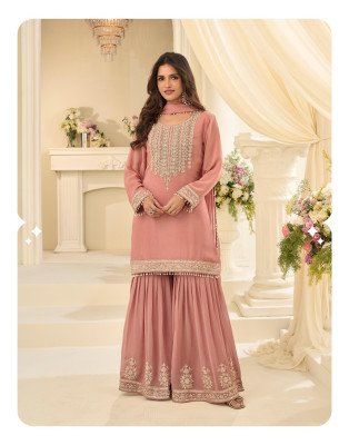 Sayuri Designer Bansuri Premium Georgette Gharara Suit Set fancy sharara suit Catalogs