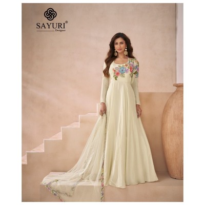 Sayuri Designer Diva Design No 5488 5489 5490 Premium Silk Readymade Gown Dress Wholesale Sale readymade suit catalogs