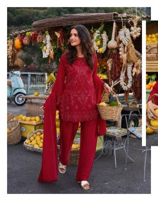 Sayuri Designer Divya Georgette Spaghetti Suit Set Buy Online readymade suit catalogs