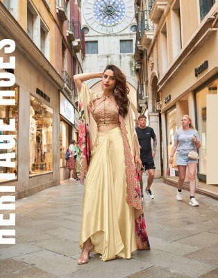 Sayuri Designer Florance Wedding Look Jacket Dhoti Stylist Dress Wholesale Price  readymade suit catalogs