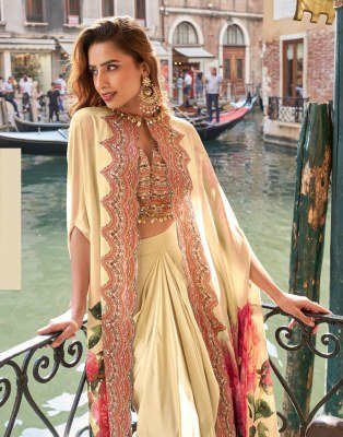 Sayuri Designer Florance Wedding Look Jacket Dhoti Stylist Dress Wholesale Price  readymade suit catalogs