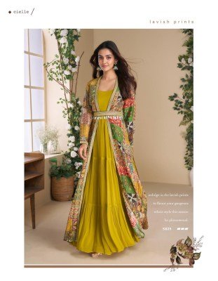 Sayuri Designer Janvi Hand Embellished Real Georgette Shrug with Pure Silk Lining Wholesale gown catalogs