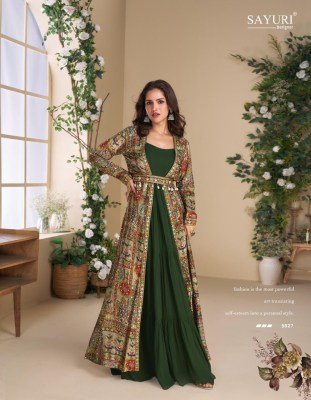 Sayuri Designer Janvi Hand Embellished Real Georgette Shrug with Pure Silk Lining Wholesale gown catalogs