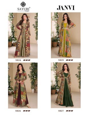 Sayuri Designer Janvi Hand Embellished Real Georgette Shrug with Pure Silk Lining Wholesale gown catalogs