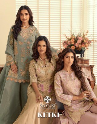 Sayuri Designer Ketki Collection Premium Simar Silk Pakistani Style Suits 