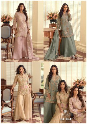 Sayuri Designer Ketki Collection Premium Simar Silk Pakistani Style Suits readymade suit catalogs