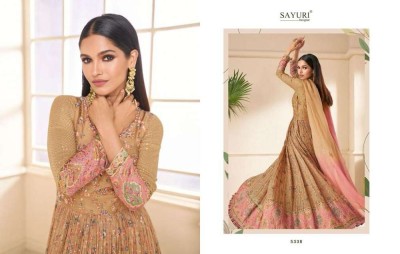 Sayuri Designer Khwaab Real Georgette Embroidered Party Wear Readymade Gown Dress Wholesale rate in Surat   kurtis catalogs