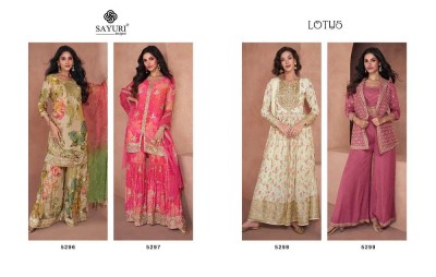 Sayuri Designer Lotus Readymade party wear Gown dress wholesaler   kurtis catalogs