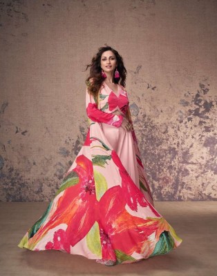 Sayuri Designer Masakali Pure French Crepe Silk Embroidered  Crop Top Readymade Collection Suits wholesale price  readymade suit catalogs