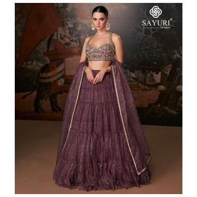 Sayuri Designer Mirana Design No 5411 To 5413 Banglori Silk Readymade Lehenga Choli Wholesale Rate   readymade suit catalogs