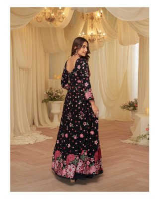 Sayuri Designer Roop Premium Georgette Embroidered Top And Skirt readymade suit catalogs
