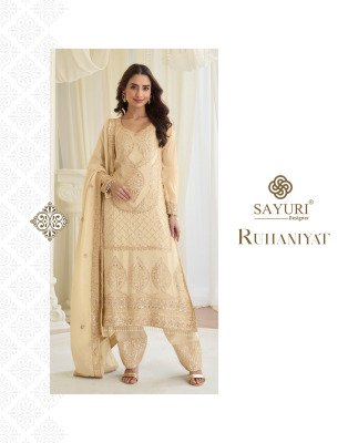 Sayuri Designer Ruhaniyat  Premium Simar Silk Pakistani Suits  readymade suit catalogs