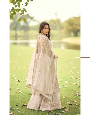 Sayuri Designer Sabnam Collection Premium Net Beadwork Top And Plazzo Set readymade suit catalogs