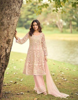 Sayuri Designer Sabnam Collection Premium Net Beadwork Top And Plazzo Set readymade suit catalogs