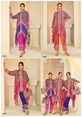 Sayuri Designer Savan Kurti Pant Set with Handbag kurtis catalogs