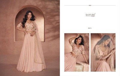 Sayuri Designer Shehnaai Premium Silk Readymade Party Wear Crop Top Collection   kurtis catalogs