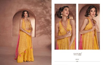 Sayuri Designer Shehnaai Premium Silk Readymade Party Wear Crop Top Collection   kurtis catalogs