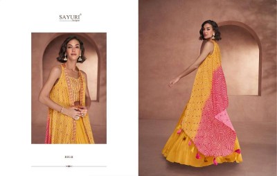 Sayuri Designer Shehnaai Premium Silk Readymade Party Wear Crop Top Collection   kurtis catalogs