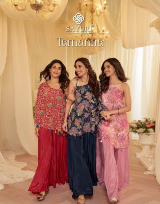 Sayuri Designer Tamanna Wholesale 4 Pc Premium Viscose Crepe Catalog 