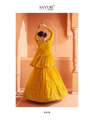 Sayuri designer by Kalishta nx  trendy and elegant embroidered lehenga choli catalogue lehenga choli catalogs