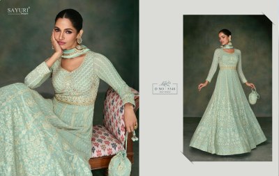 Sayuri designer by Nayaab real georgette free size stitched heavy designer gown catalog at wholesale price gown catalogs