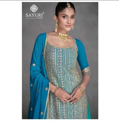 Sayuri designer by Shailza designer real georgette fancy sharara suit catalogue at low rate fancy sharara suit Catalogs