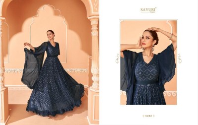 Sayuri designer by panghat chinon silk georgette indo western ready made suit at wholesale price readymade suit catalogs
